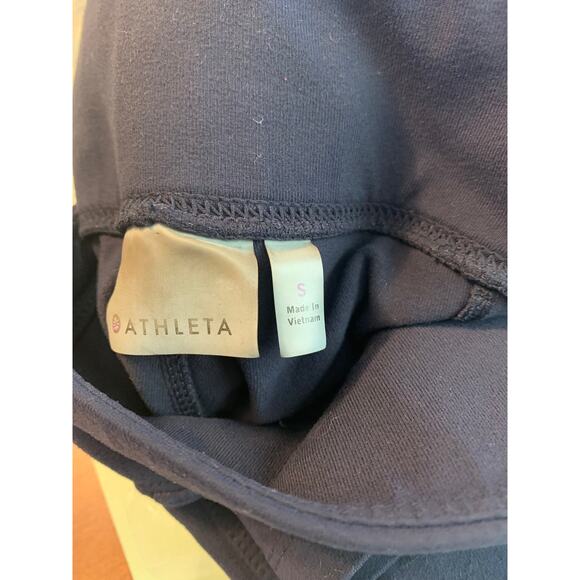 Athleta Navy Blue Straight Leg Pant With Pockets Front & Back Women's Small - Picture 3 of 11